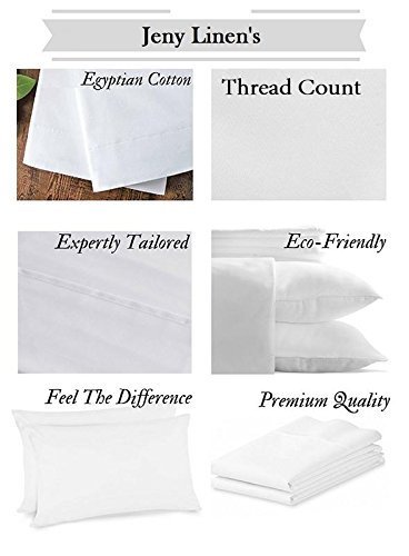 Image of Elegant Pure Egyptian Cotton 500 Thread Count Beige Solid - Sleeper Sofa Sheet Set (4 PCs) in Full Size 54 inch x 72 inch x 5 inch