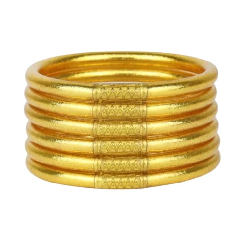 BuDhaGirl Gold All Weather Bangles (AWB) - Serenity Prayer