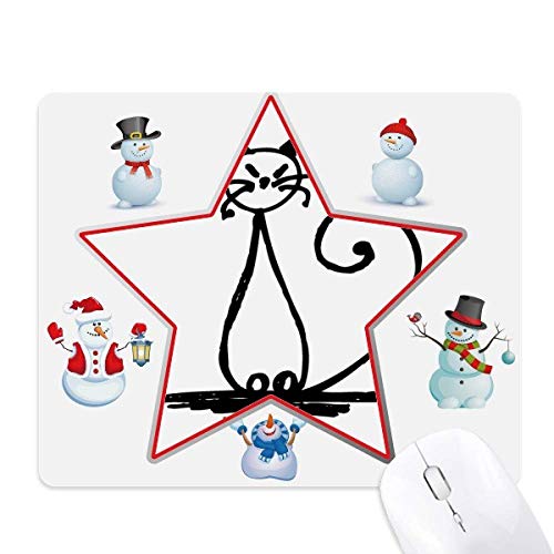Tapis de souris chat sourire antidérapant contre fatigue poignet