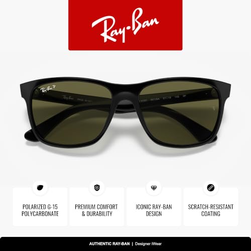 Image of Ray-Ban RB4181 Square Sunglasses for Men for Women