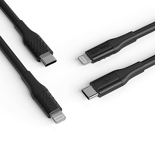 Amazon Basics, Cavo USB-2.0 da tipo C a Lightning (certificato MFi), 3 m, nero - Immagine 3