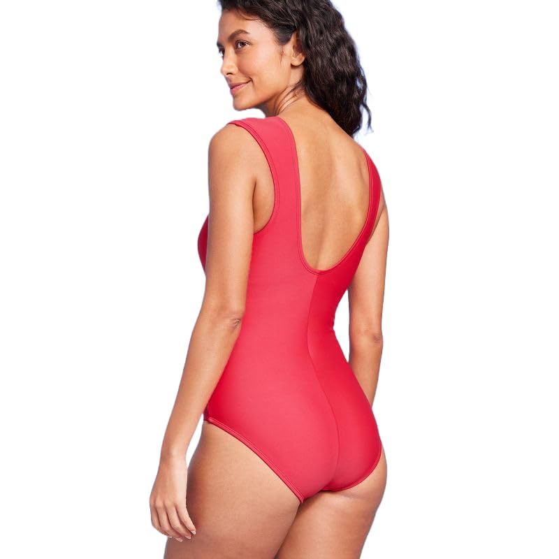 Women's Full Coverage Tummy Control Cap Sleeve U-Wire One Piece Swimsuit -2