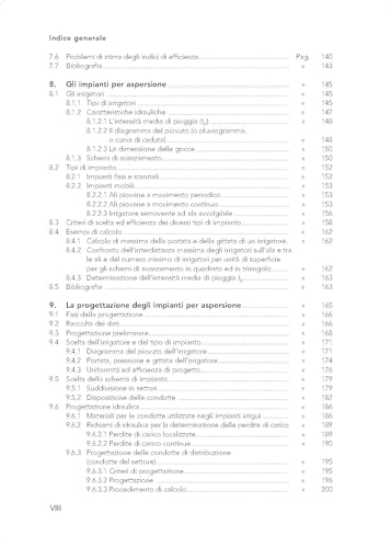 Progettazione E Gestione Degli Impianti Di Irrigazione. Criteri Di Impiego E Valorizzazione Delle Acque Per Uso Irriguo - 6