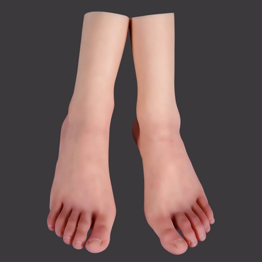 Amazon | XINGRUI 女性用シリコン製22.5cm足モデル - 足裏