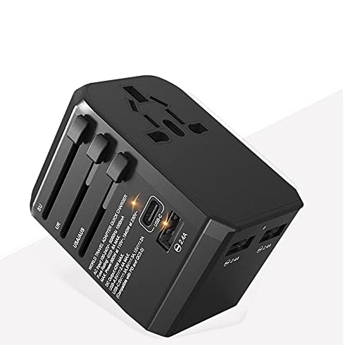 Adattatore di alimentazione universale in tutto il Dual Type. C PD QC USB Adattatore di caricabatterie per viaggiare con UE US UK AU Plug Socket per caricabatterie da viaggio universale Spina da viagg