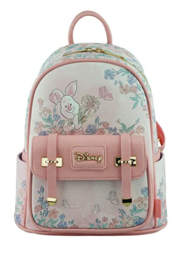 Wondapop Disney Winnie the Pooh Piglet 11' Vegan Leather Fashion Mini Backpack