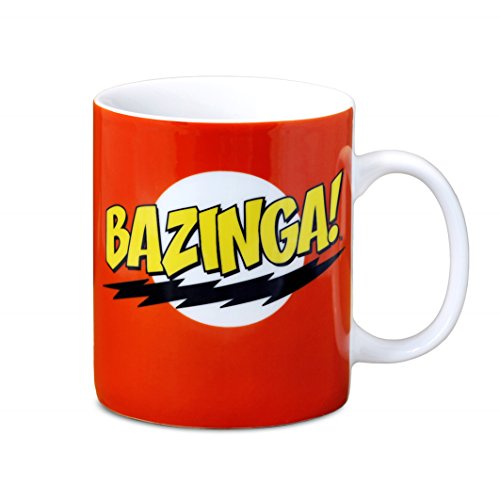 Logoshirt® Big BangTheory I Bazinga I Mug I Tasse à café I Porcelaine I 300 ml I Dans une boîte cadeau colorée I Design original sous licence