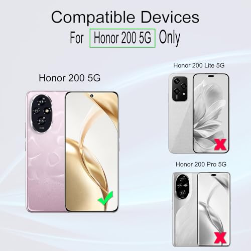 Image of Ibywind 2 Pack Screen Protector For Honor 200 5G 6.7 inch,Flexible TPU Film,With 1Pc Camera Lens Protector,1Pc Back Film[Bubble Free][Easy Installation][HD Clear][Self-Healing]
