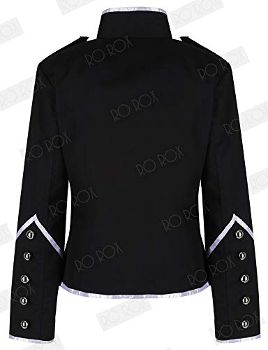 Ro Rox Women's Ladies Steampunk Military Punk Parade Jacket3