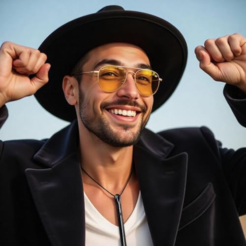 Pendant Necklace for Men Black Necklace Stainless Steel with Adjustable Chain 23.6" Long Pendant for Men Jewelry for Gifts3