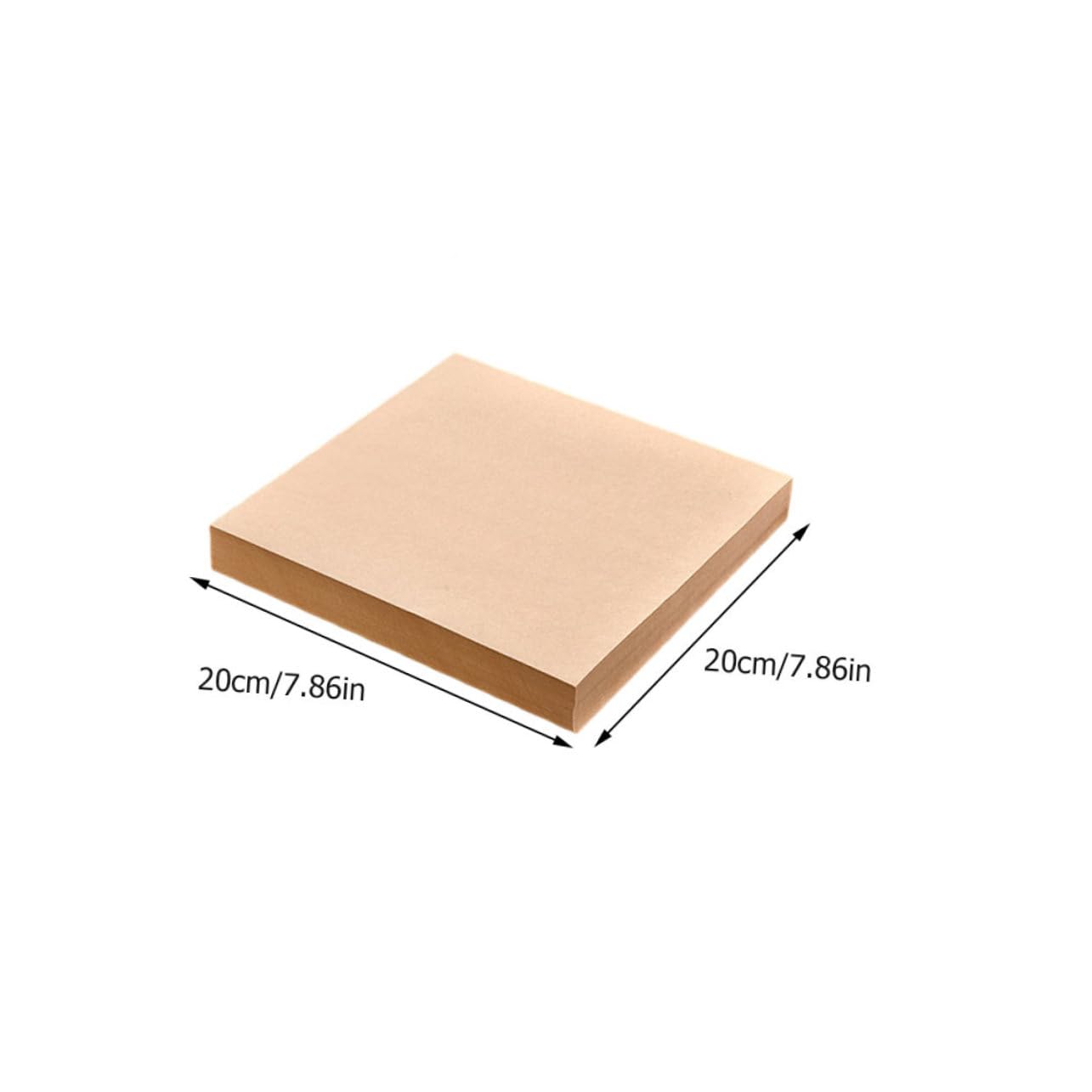 SOLUSTRE 500 Sheets Disposable Paper Pad Oil-proof Mat for Snack Pad Kitchen Greaseproof Mat Snack Papers Kraft Paper Material
