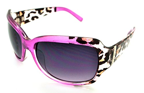 VOX Trendy Classic Womens Hot Fashion Sunglasses w/FREE Microfiber Pouch - Pink Cheetah