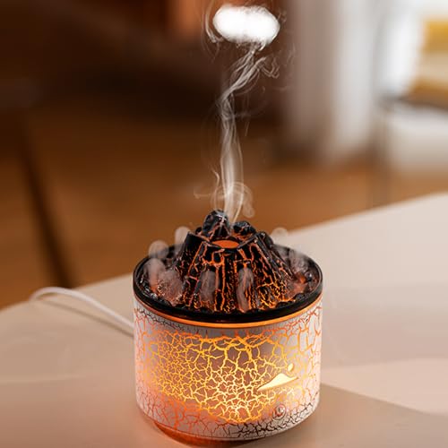 Difusor aromático eléctrico Lava con 7 luces y modo de llama 180ml miniatura 7