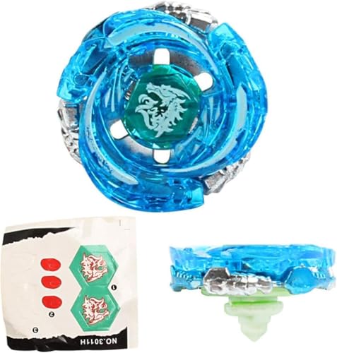 Image of Funstars Metal Fury Spinning Battling Top with Launcher (BB98 Blue)