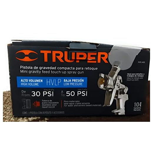 Truper 11097 / PIPI-410 - Touch-Up Gravity Feed Mini Spray Gun