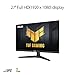 ASUS 27" TUF Gaming Monitor (VG279Q3A), 1920 x 1080, Fast IPS, 1ms, ELMB, 180Hz, Variable Overdrive, 99% sRGB, VESA