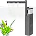 FEDOUR 12W 700LPH Filtro de Acuario Ultrapotente para Pecera de 50-150L, Filtro de Pecera Ajustable 3 en 1 con Esponja Bioquímica, Filtros para Acuario Sumergibles Internos para Tortuga/Gamba/Cría