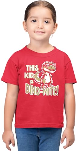 Go All Out This Kid is Dino-Mite Dinosaur T-Rex Toddler Toddler T-Shirt2