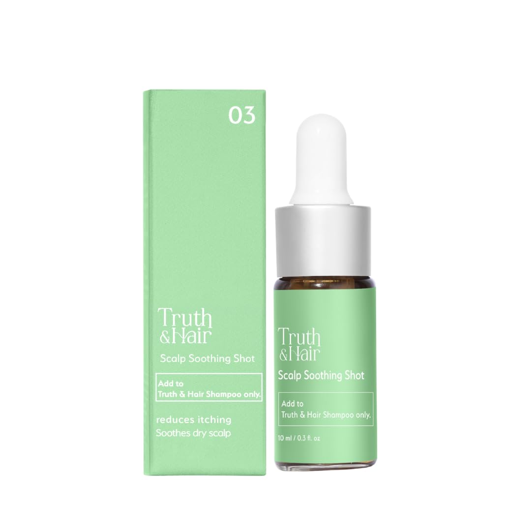 Truth & Hair Scalp Soothing Shot | Calming & Hydrating Scalp Serum for Itch Relief, Redness Reduction & Irritation Control | Nourishing & Safe Daily Hair Care Liquid Primer for Sensitive Scalp-image-36