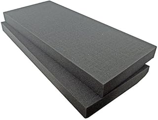 ROC Cases 2 Piece Pre-Cut Cubed Pick and Pluck Foam Block Insert 670x285x50mm Each, Ideal for EN-AC-FG-C402 Flight Case