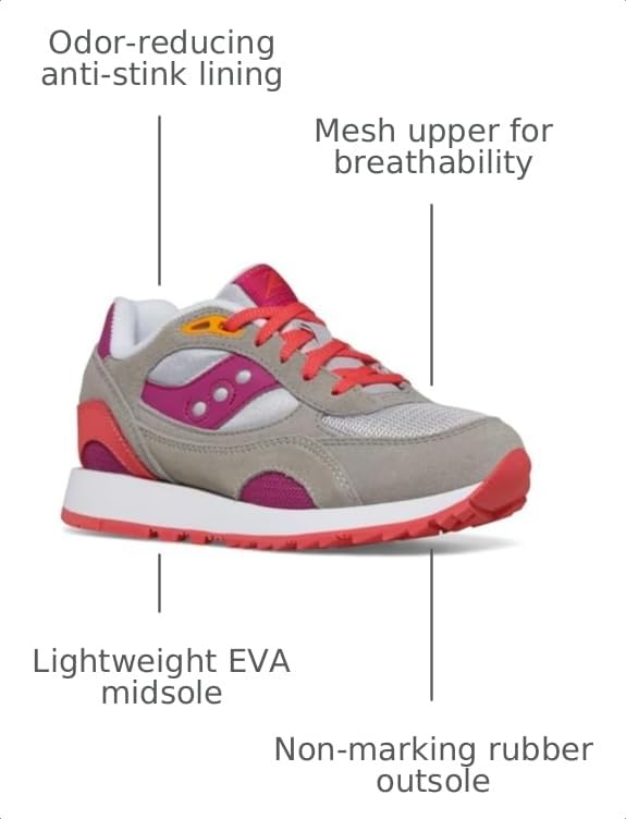 Image of Saucony unisex-child Shadow 6000