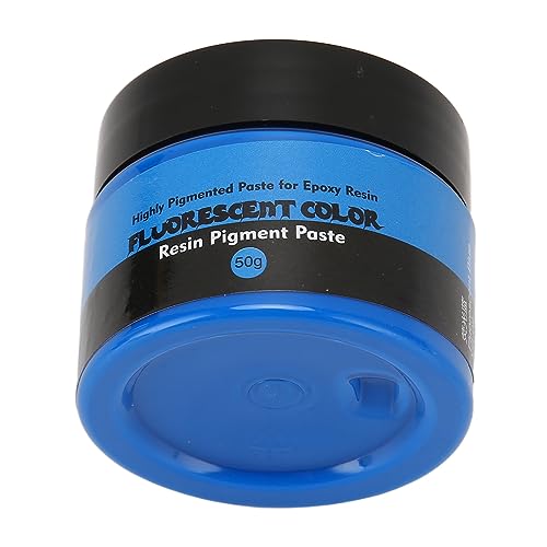Fluore G Ment 50g - Color Líquido de Alta Saturación para Arte y Bricolaje, Tinte Fácil de Usar, para Colo Paste y Proyectos T (azul fluorescente)
