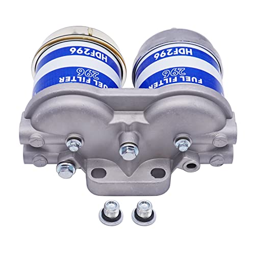 Universal Tractor Dual Fuel Filter Assembly C5Ne9165B Ebpn9N166Aa For Ford Tractors 2000, 3000, 4000, 5000, 6600, 7700, John Deere, Massey Ferguson #TOP4