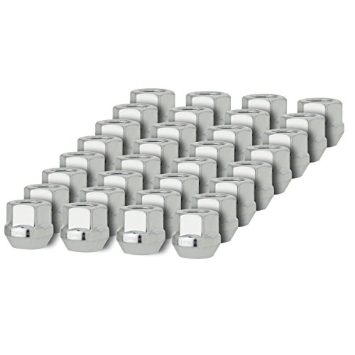 Dpaccessories 32 Silver 9/16-18 Open End Bulge Acorn Lug Nuts For Aftermarket Wheels D2123-2308/32 #TOP7