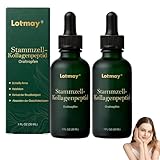 Lotmay Stammzell-Kollagenpeptid Oraltropfen, 2026 Neu Stammzellen Kollagen-Serum zum Einnehmen, Lotmay Stammzellen Orale Tropfen für Männer und Frauen, Straffung & Glättung der Haut (2)