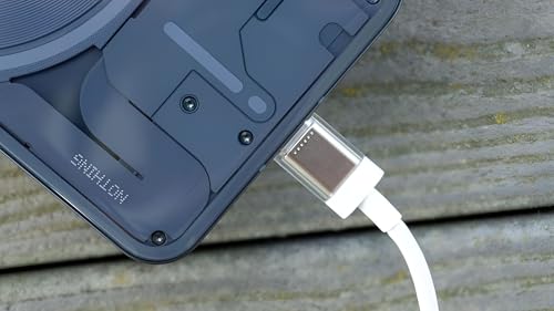 Image of Nothing 45W Type C Fast Data Cable Charging Compatible With Phone 2a /2 /Cmf 1 Support Rapidly Charging Power delivery Transfer Cabal for Other USB-C Devices,Earbuds,Laptop,Smartphone, White-Transprent