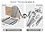 Outdoor Wooden Folding Adirondack Chair Set of 2 with Pre-Assembled BackRest, Wood Patio Chair for Garden Backyard Porch Pool Deck Firepit