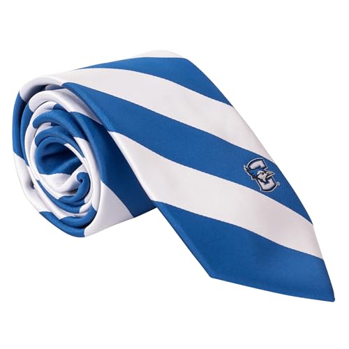 Desert Cactus Creighton University Tie CU Bluejays 100% Polyester with Logo Officially Licensed (Style A)