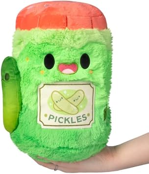 Squishable - Mini Comfort Food Jar of Pickles - Comfort Food Collection - 9.8 in - Soft Toy Collectible Stuffed Animal