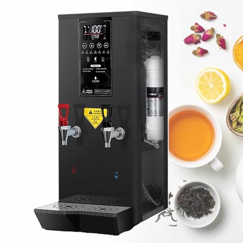 Distributore automatico di acqua calda con controllo graduale, indicatore della temperatura e timer per caffè, tè e cacao caldo, ideale per ristoranti e caffè