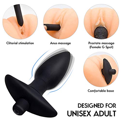 Masajeador y vibrador anal con 10 modos de vibración para estimulación 3