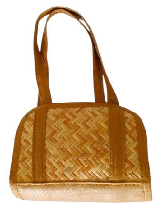 Image of han bag bamboo (LOCK) Bamboo Bags for Women - Handmade Wicker Woven Purse Handbag (pack of 1 pcs)