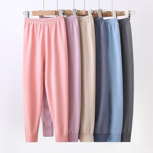 Children's Fall Winter Bottoms Cute Stripe Warm Thicken Pants Kids Causal Trousers for Boys Girls Sweatpants3