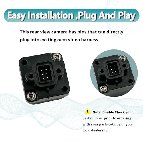 Image of Rear View Reverse Backup Camera Compatible with Subaru Legacy Outback 2010-2014 Rear Back Up Park Assist Camera Replaces 86267AJ10B 86267-AJ10B