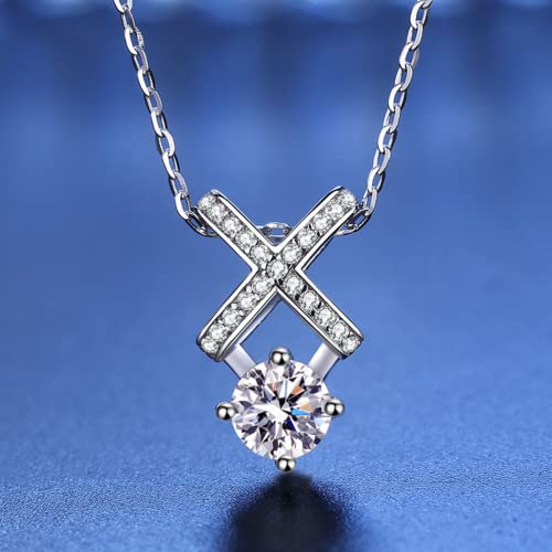Collier croix moissanite : le cadeau idéal pour femme en argent - 3