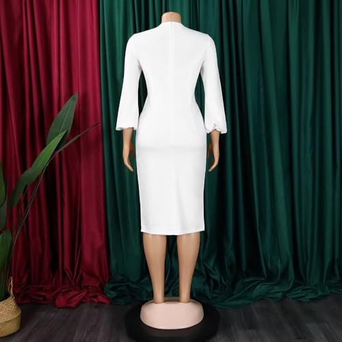 Elegant Dresses for Women Sexy Church Pencil Vintage Peplum Dress Wear to Work4
