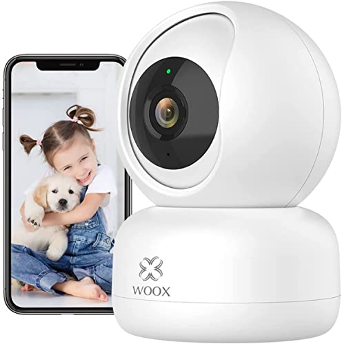 Woox 741617 Telecamera Wifi Smart Da Interno Ptz Hd 360°, R4040 Bianco