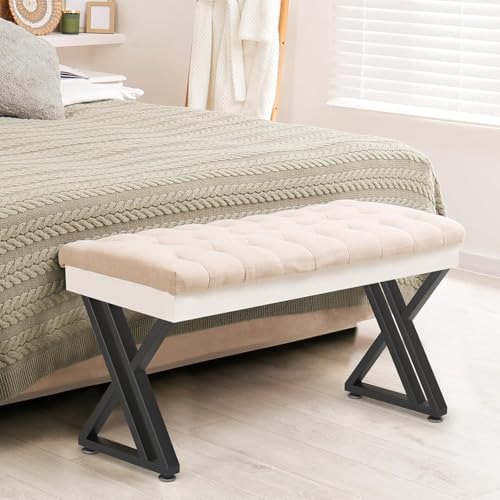 Image of 16'' Metal Table Legs, Sturdy Black Bench Legs, Suitable for DIY Coffee Tables, Dining Tables, Desks, and Benches(H40cm x W30cm, 2 Piece) (16''Y-Type)