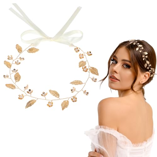 Braut Stirnband Haarschmuck Hochzeit Haarreif Gold Kopfschmuck Haarreif Frauen Kopfbügel Brautschmuck Blatt Goldenes Stirnband Brautjungfer Kranz Für Festzüge Abschlussball Geburtstag Braut Stirnband Haarschmuck Hochzeit Haarreif Gold Kopfschmuck Haarreif Frauen Kopfbügel Brautschmuck Blatt Goldenes Stirnband Brautjungfer Kranz Für Festzüge Abschlussball Geburtstag