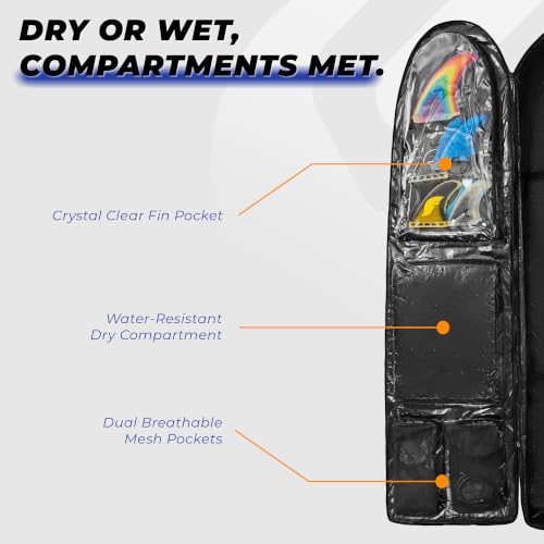 Sturdum Wheeled Surfboard Coffin Bag
