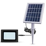? Solar-Flutlichter bei D?mmerung zu Morgengrau?: Richarm Solar-Flutlicht schaltet sich bei D?mmerung ein und schaltet sich bei Morgend?mmerung automatisch aus, wenn Sie die 54 LED-Lichter einschalten. Druckguss-Aluminium und helle LED-Ausgangsleistung bei 60 Grad f¨¹r einen breiteren Winkel