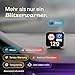 Saphe T Blitzerwarner für das Auto mit Touchscreen, CarPlay & Android, warnt vor Radarfallen und Gefahren, ideales Auto Zubehör, Einfache Magnetmontage – inkl. 6 Monate ABO