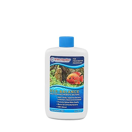 DrTim’s Aquatics Freshwater Eco-Balance Probiotic Solution – for Freshwater Fish Tanks, Aquariums – Block Unfriendly Organisms, Promote Optimal Water Quality – 100% Natural – 8 Oz.