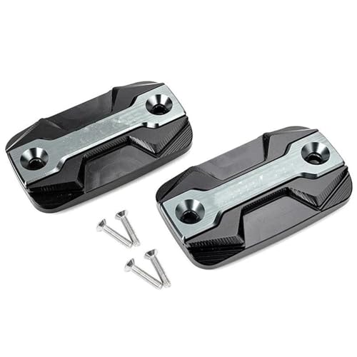 Couvercle de réservoir liquide frein moto KYMCO AK550 2017-2021 en aluminium gris x2