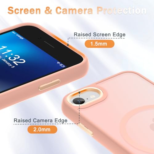 Image of YENAPOON for iPhone SE Case 2022(3rd) /2020(2nd), iPhone 8 /7 Case, Pink