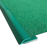 Bande de transition en PVC robuste: Le bord du tapis est en PVC souple. Largeur: 35mm. Il épouse parfaitement le bord du tapis et est résistant aux dommages.